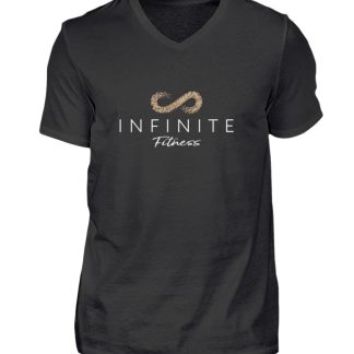 Infinite Fitness T-Shirt - Herren V-Neck Shirt-16