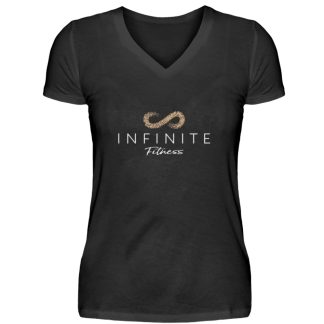 Infinite Fitness T-Shirt - V-Neck Damenshirt-16