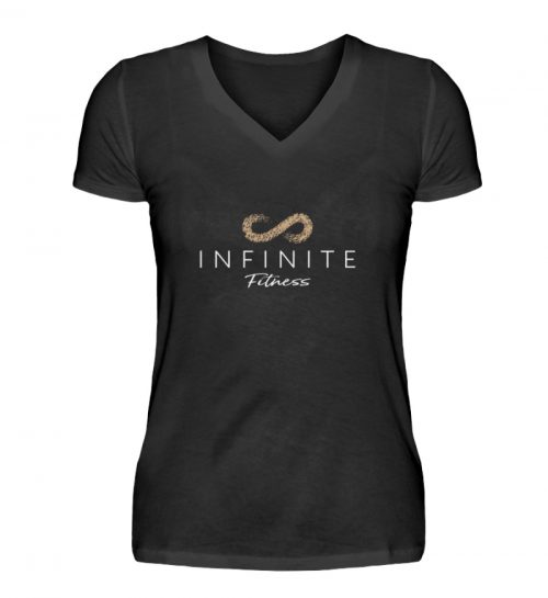 Infinite Fitness T-Shirt - V-Neck Damenshirt-16